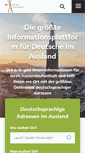Mobile Screenshot of deutsche-im-ausland.org