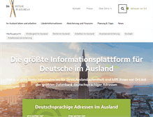 Tablet Screenshot of deutsche-im-ausland.org